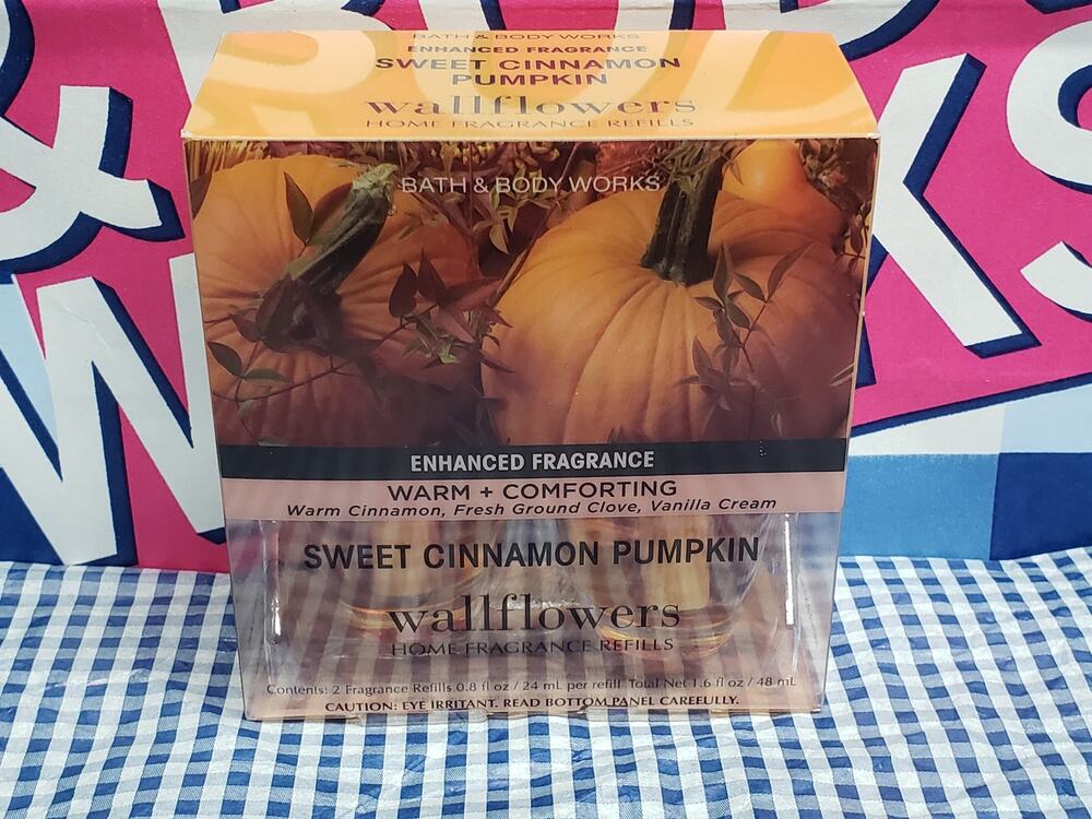 BBW Sweet Cinnamon Pumpkin ENHANCED FRAGRANE WARM & COMFORTING Wallflower Refill